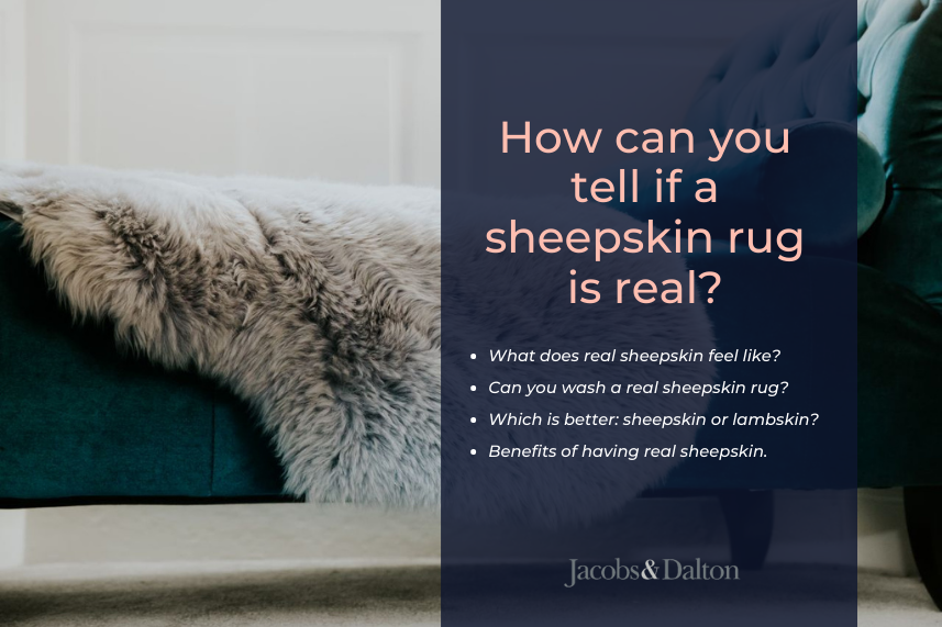 How Can You Tell If A Sheepskin Rug Is Real Jacobs Dalton