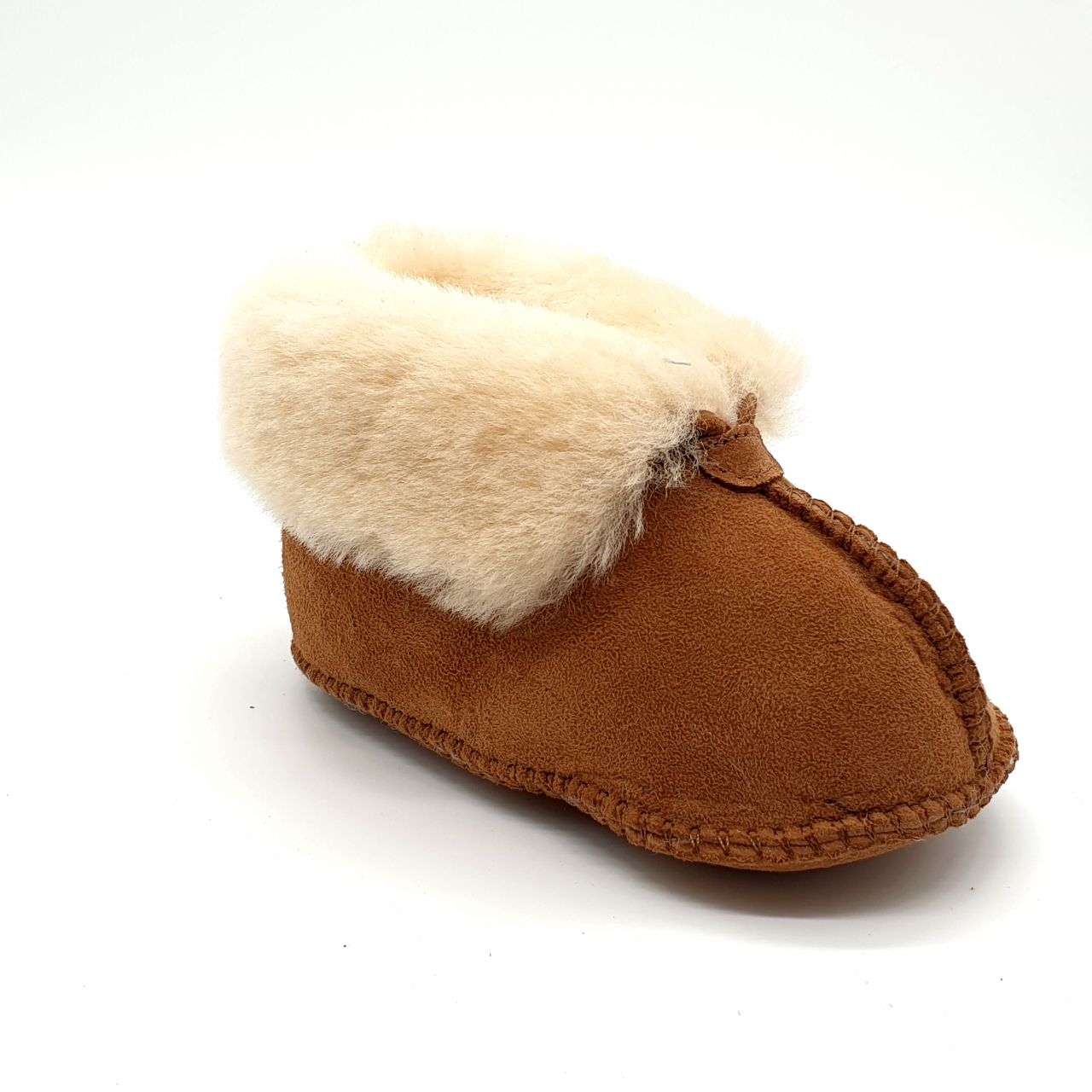 infant sheepskin booties