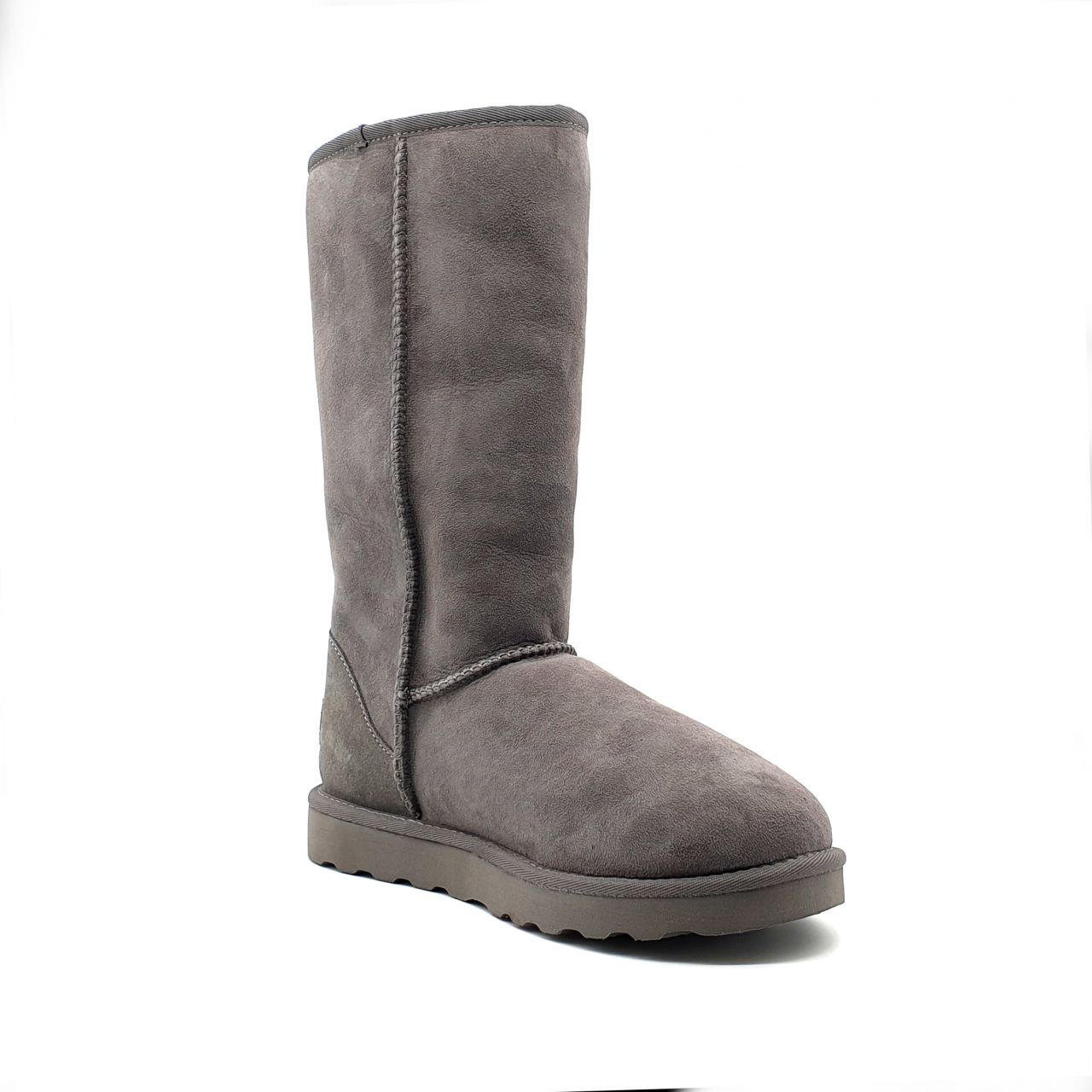womens grey long boots