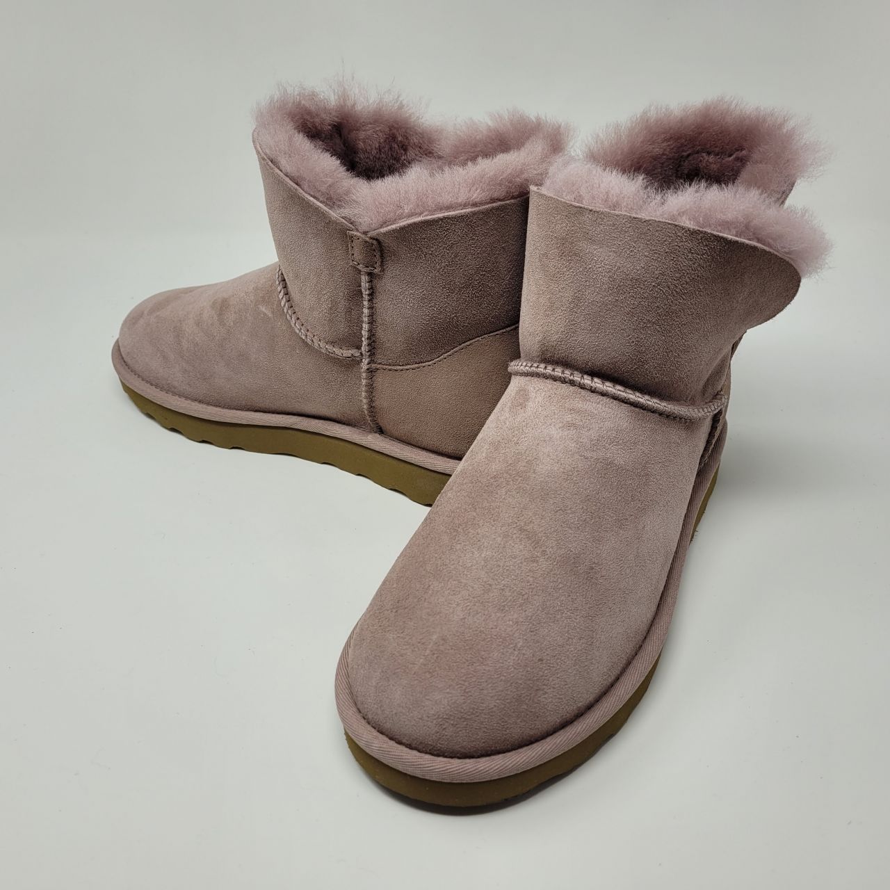 Ladies' Extra Short Sheepskin Boots in Fawn: Genuine Sheep Skin from ...