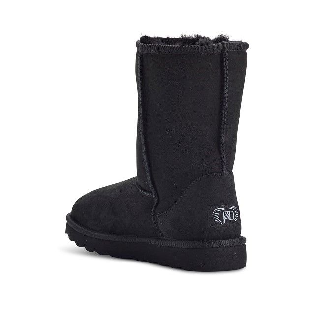 Ladies Black Sheepskin Boots Comfy Sheep Skin Jacobs Dalton