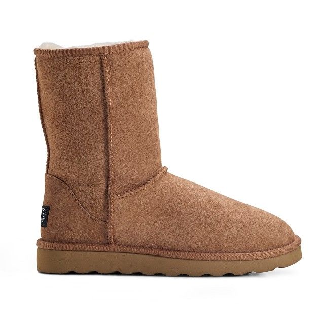 Real Ladies Sheepskin Boots in Chestnut Brown Buy Online Jacobs Dalton