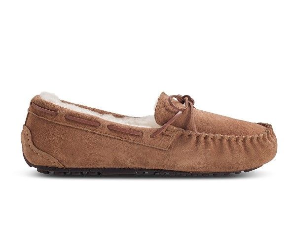 Fur Lined Sheepskin Slippers for Women Ladies Wool Slippers
