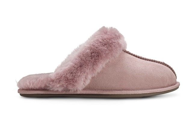 Ladies Mule Sheepskin Slippers in Fawn Jacobs Dalton