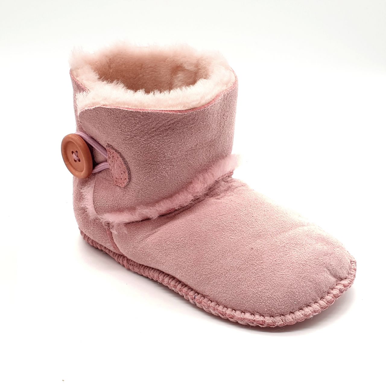 infant sheepskin booties