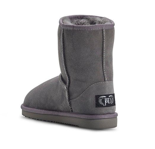 Kids Grey Classic Sheepskin Boots