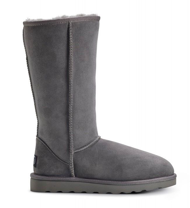 Grey boots tall outlet