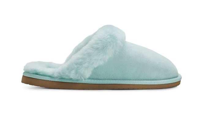 Sky blue slippers sale