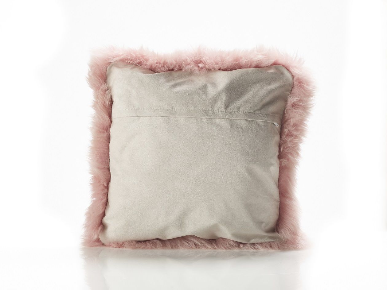 Baby pink fluffy cushions online