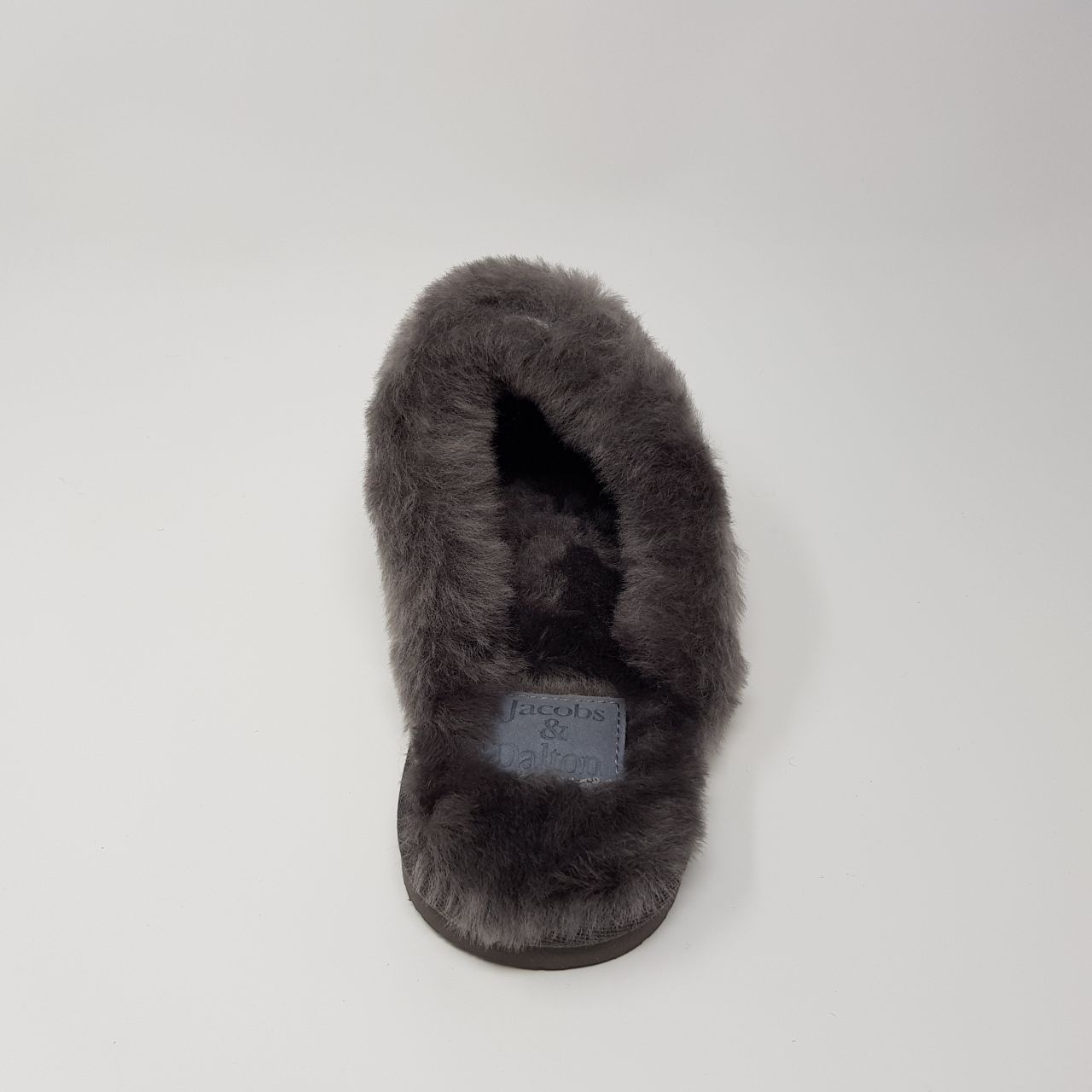 womens grey sheepskin slippers