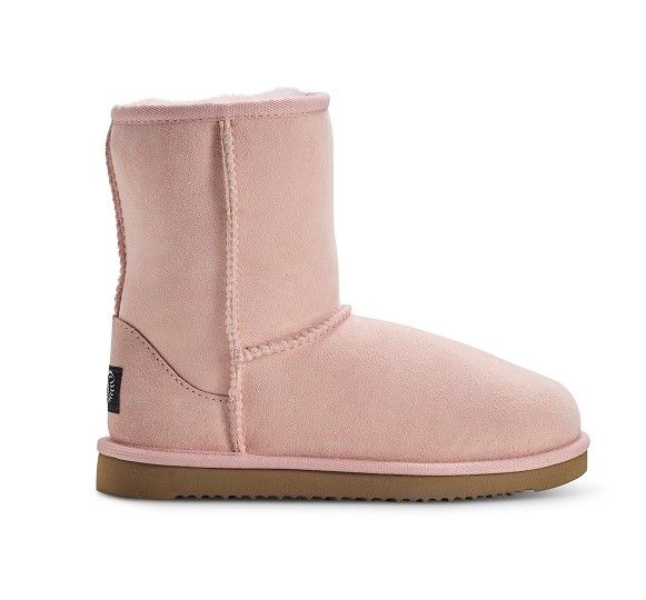 Kids Pink Classic Sheepskin Boots