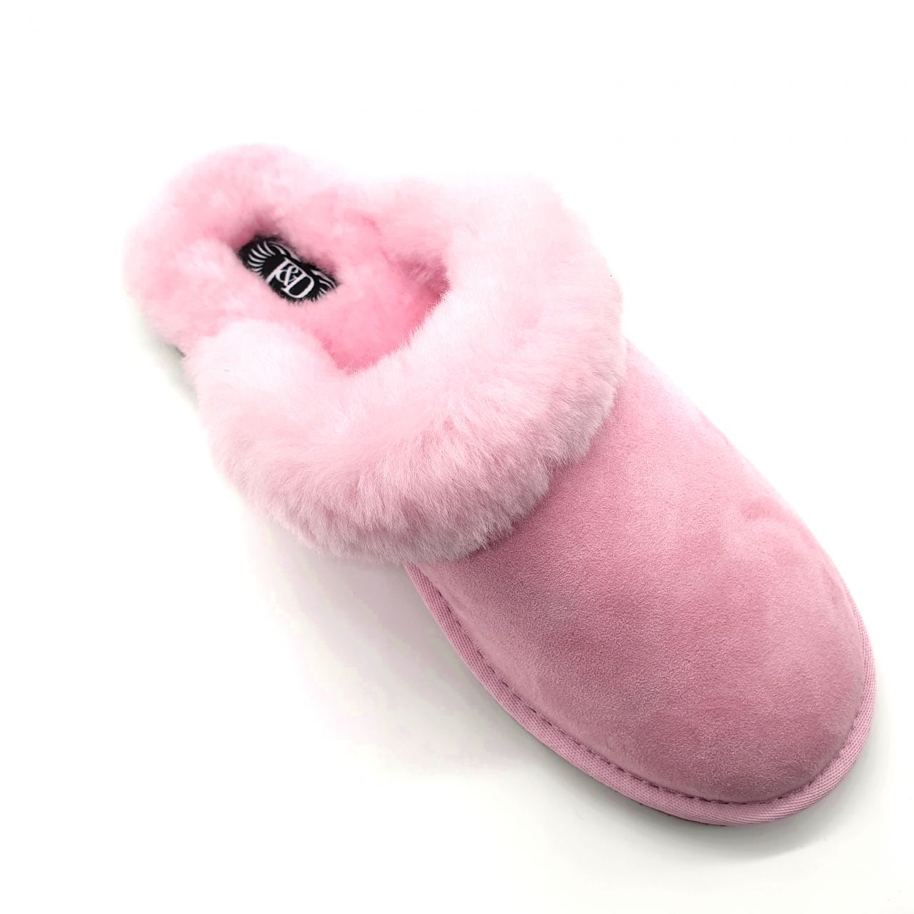 pink sheepskin slippers