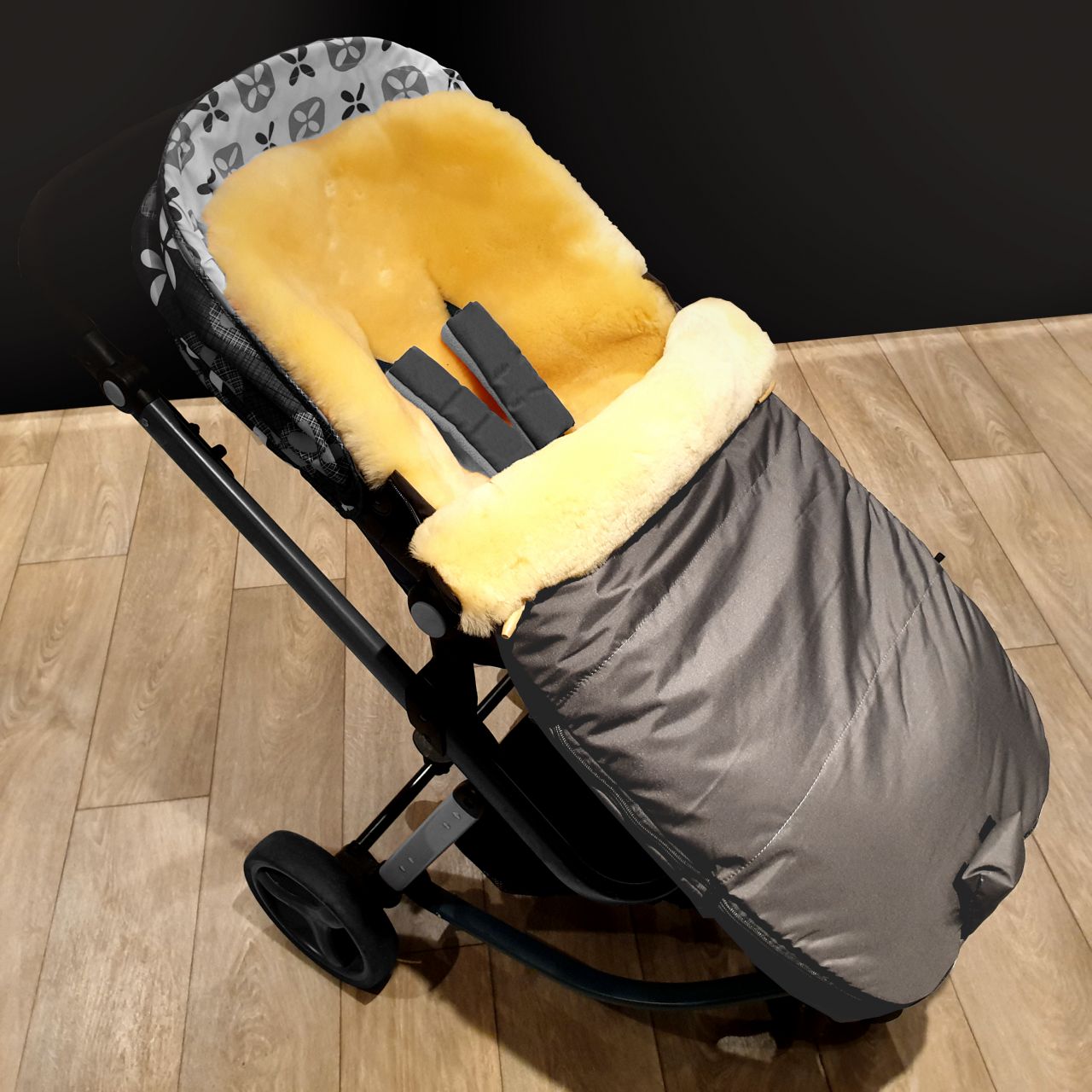 sheepskin cosy toes for pushchairs