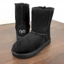 Image of Kids Black Classic Sheepskin Boots