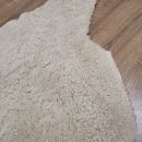 Image of Beige Short Wool Sheepskin Rug