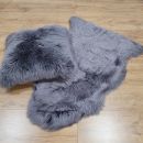 Image of Charcoal Grey Sheepskin Cushion