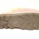 Image of Ladies Sheepskin Mule Slipper with Knitted Top - Pink