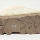 Image of Ladies Sheepskin Mule Slipper with Knitted Front - Sand