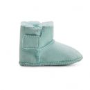 Image of Light Blue Sheepskin Classic Baby Booties