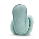 Image of Light Blue Sheepskin Turned Down Baby Booties