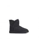 Image of Black Extra Short Sheepskin Boots