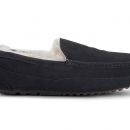 Image of Men's Black Moccasin Slippers