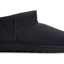 Image of Super Short Sheepskin Boots - Black