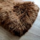 Image of Brown Luxury Sheepskin Pet Bed