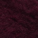 Image of Tibetan Sheepskin Rug - Burgundy