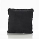 Image of Black Flecked Curly Wool Sheepskin Cushion