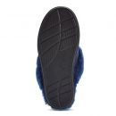 Image of Ladies Dark Blue Mule Sheepskin Slippers