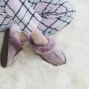 Image of Ladies Fawn Mule Sheepskin Slippers