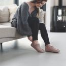 Image of Ladies Fawn Sheepskin Slipper Booties