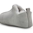 Image of Ladies Light Grey Sheepskin Slipper Booties