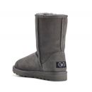 Image of Classic Grey Sheepskin Boots