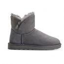 Image of Grey Extra Short Sheepskin Boots