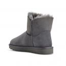 Image of Grey Extra Short Sheepskin Boots