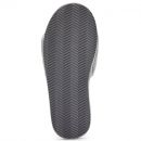 Image of Ladies Grey Open Toe Mule Slippers