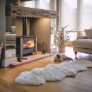 Image of Cream White Sheepskin Rug