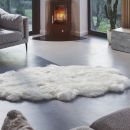 Image of Cream White Sheepskin Rug