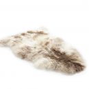 Image of Natural Cream/Brown Sheepskin Rug