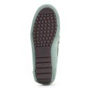 Image of Ladies Light Blue Moccasin Slippers
