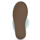 Image of Ladies Light Blue Mule Sheepskin Slippers