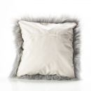 Image of Grey Sheepskin Cushion
