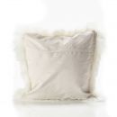 Image of Cream White Sheepskin Cushion