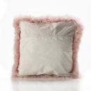 Image of Rosa Pink Sheepskin Cushion