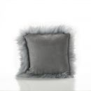 Image of Grey (Steel) Sheepskin Cushion