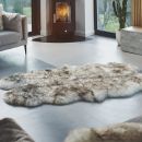 Image of Wolf Tip Sheepskin Rug