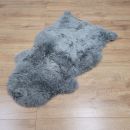 Image of Dark Grey Single Sheepskin Rug 80cm - Clearance