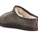 Image of Men's Brown Sheepskin Mule Slippers